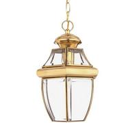 Elstead Lighting Newbury lampe suspendue 1x60 W laiton QZ-NEWBURY8-M-PB
