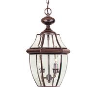 Elstead Lighting Newbury lampe suspendue 2x60 W cuivre QZ-NEWBURY8-L-AC