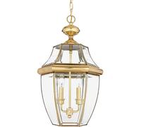 Elstead Lighting Newbury lampe suspendue 2x60 W laiton QZ-NEWBURY8-L-PB