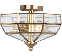 Elstead Lighting Old Park plafonnier 2x60 W laiton OLD-PARK-AB