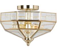 Elstead Lighting Old Park plafonnier 2x60 W laiton OLD-PARK-PB