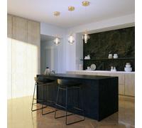 Elstead Lighting Palmas Suspension LED à 1 source lumineuse, QN-PALMAS-1MP-BG,