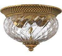 Elstead Lighting Plantation plafonnier 2x60 W laiton HK-PLANTATION-FS-BB