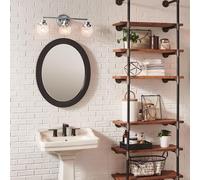 Elstead Lighting Poppy Applique murale à 3 sources lumineuses, QN-POPPY3-PC-BATH,