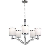 Elstead Lighting Prospect Park lampe suspendue 5x60 W chrome-nickel FE-PROSPECT-PARK5
