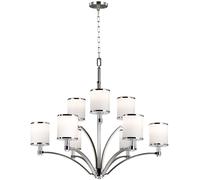 Elstead Lighting Prospect Park lampe suspendue x60 W chrome-nickel FE-PROSPECT-PARK9