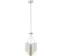 Elstead Lighting Quinto lampe suspendue 3x8 W blanc-laiton QUINTO3-WAB