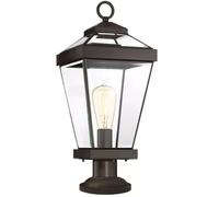 Elstead Lighting Ravine lampadaire extérieur 1x60 W marron QZ-RAVINE3-M