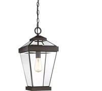 Elstead Lighting Ravine lampe suspendue 1x60 W marron QZ-RAVINE8-M