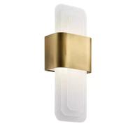 Elstead Lighting Serene applique murale 1x16 W laiton KL-SERENE-LED-W-NBR