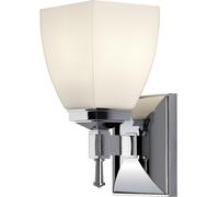 Elstead Lighting Shirebrook applique murale 1x3 W chrome BATH-SB1