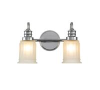 Elstead Lighting Swell Applique murale G9, 2 sources lumineuses, QZ-SWELL2-PC-BATH,