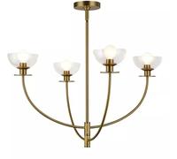 Elstead Lighting Sylvia plafonnier 4x40 W doré ALM-SYLVIA4-BG-CL