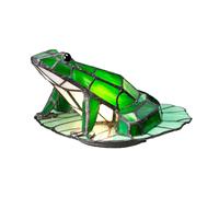 Elstead Lighting Tiffany Animal Lamps Lampe de table en forme de grenouille, G9, QZ-FROG-TL,