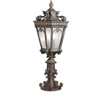 Elstead Lighting Tournai lampadaire extérieur 2x60 W gris-marron KL-TOURNAI3-L