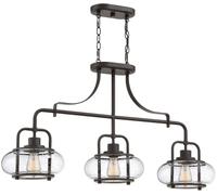 Elstead Lighting Trilogy lampe suspendue 3x60 W nickel QZ-TRILOGY-ISLE-OZ