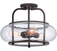 Elstead Lighting Trilogy plafonnier 3x60 W marron QZ-TRILOGY-SF-M