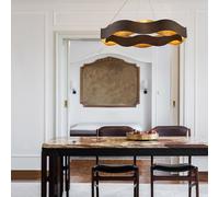 Elstead Lighting Vaughan Suspension LED, QN-VAUGHAN-P-L-BRZ-GD,
