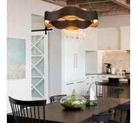 Elstead Lighting Vaughan Suspension LED, QN-VAUGHAN-P-M-BRZ-GD,