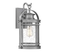 Elstead Lighting Wandleuchte Außenlampe Vintage Retro Alu Glas IP44 E27 38,2 cm
