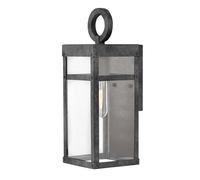 Elstead Lighting Wandleuchte Extérieure IP44 Aluminium Verre Noir E27 230V