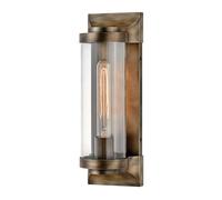 Elstead Lighting Wandleuchte Extérieure IP44 Vintage Alu Laiton Verre 35,6 cm