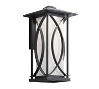 Elstead Lighting Wandleuchte Extérieure Moderne IP44 Noir 1 Ampoule E27, 37,9 cm