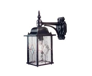 Elstead Lighting Wandleuchte Extérieure Noire IP23 1 Lampe E27 Veranda Antik