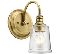 Elstead Lighting Waverly applique murale 1x60 W laiton KL-WAVERLY1-NBR