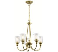 Elstead Lighting Waverly lampe suspendue 5x60 W laiton KL-WAVERLY5-NBR