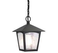 Elstead Lighting York lampe suspendue 1x60 W noir BL6B-BLACK