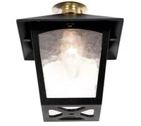 Elstead Lighting York plafonnier extérieur 1x60 W noir BL6C-BLACK