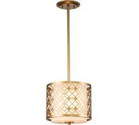 Elstead Lighting Ziggy lampe suspendue 2x40 W doré ZIGGY-1P-S-LG