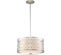 Elstead Lighting Ziggy lampe suspendue 2x60 W argenté ZIGGY-2P-M-LS