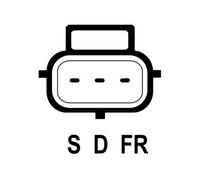 ELSTOCK Générateur D'Alternateur 80A 12V pour Ford Focus Break 1.8 16V 2.0 Rs