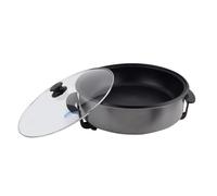 elta Pizza Pan Party avec couvercle en verre, 220 - 240 V 50/60 Hz 1500 W