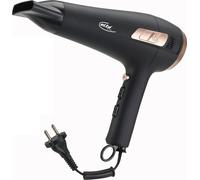 Elta Power Sèche-cheveux avec câble rétractable 2000W noir or Coiffure