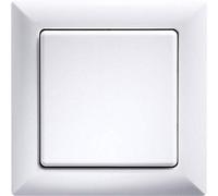 Eltako Cadre de 1 Compartiment pour Poussoir, 1 pièce, 55 mm x 55 mm, Blanc, r de WS
