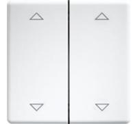 ELTAKO FT4GF/8-24VUC-sg Bouton-poussoir noir brillantavec bascule et bascule double (30000986)