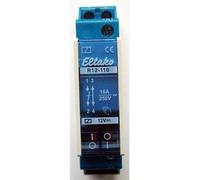 Eltako R12-110-12V DC Relais de commutation Tension nominale: 12 V Courant de commutation (max.): 8 A 1 NO (T), 1 NF (R) 1 pc(s)