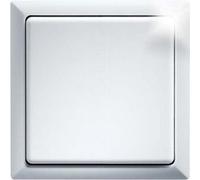 Eltako Surface commutateur sans Fil, Batterie, Leitungslos avec Surface Interrupteur à Bascule Double à Bascule, Lot de 1, Blanc Brillant, FT4 °F WG G