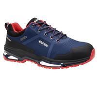ELTEN BENTE XXE GTX Bleu Low ESD S3, Chaussures de sécurité pour Hommes, légères, Embout en Acier, matière supérieure : Textile, Doublure intérieure : Gore-TEX, Taille 46