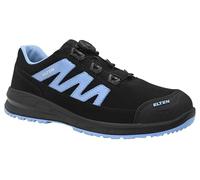 ELTEN Chaussures de sécurité Marten XXSports Pro BOA Black-Blue Low ESD S3 pour Homme et Femme en Cuir, Embout en Acier, légères, Sportives, Noir, bleu43