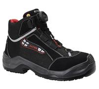 ELTEN Chaussures de sécurité SANDER BOA ESD S3, femme et homme, textile, embout en aluminium (plus léger que l'embout en acier), léger, sportif, noir/rouge, pointure : 42