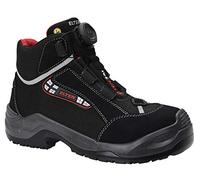 ELTEN Chaussures de sécurité SANDER BOA ESD S3, homme, textile, embout en aluminium (plus léger que l'embout en acier), léger, sportif, noir/rouge, pointure : 44