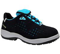 ELTEN Impulse Lady Aqua Low ESD S1P Chaussures de sécurité légères pour femme - En microfibre - Sans cuir - Avec embout en acier et une protection anti-perforation en textile, 36 EU, aqua