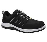 ELTEN Maddox Noir-Gris Low ESD S3S, Chaussures de sécurité pour Hommes, légères, Embout en Acier, matière supérieure : Textile, Doublure intérieure : Textile (Respirant), Taille 43