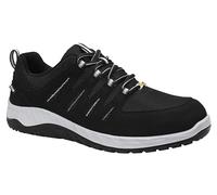 ELTEN chaussures de sécurité MADDOX noir-gris Low ESD S3, homme, textile, embout acier, léger, sportif, noir/gris, pointure : 45