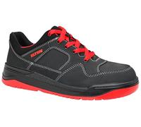 ELTEN MAVERICK noir-rouge Low ESD S3S, chaussures de sécurité pour femmes+hommes, légères, embout en acier, matière supérieure : cuir, doublure intérieure : textile (respirant), taille 41