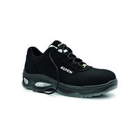 ELTEN Chaussures de Sécurité Milow Low ESD S2, Homme, Textile, Embout Plastique (Plus Léger Que L'Embout Acier), Léger, Classique, Noir, Pointure : 44